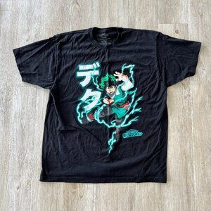 Unisex My Hero Academia Black Tshirt - 2XL